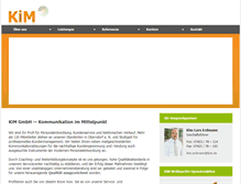 Tablet Screenshot of kim.de